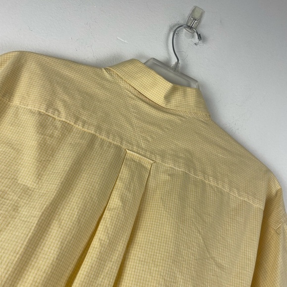 Tommy Hilfiger Men's Long Sleeve Button Down Checked Oxford Shirt Size: 17 32/33 - Picture 6 of 10